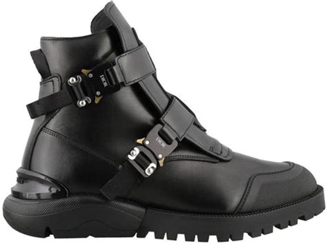 buckled dior combat boots